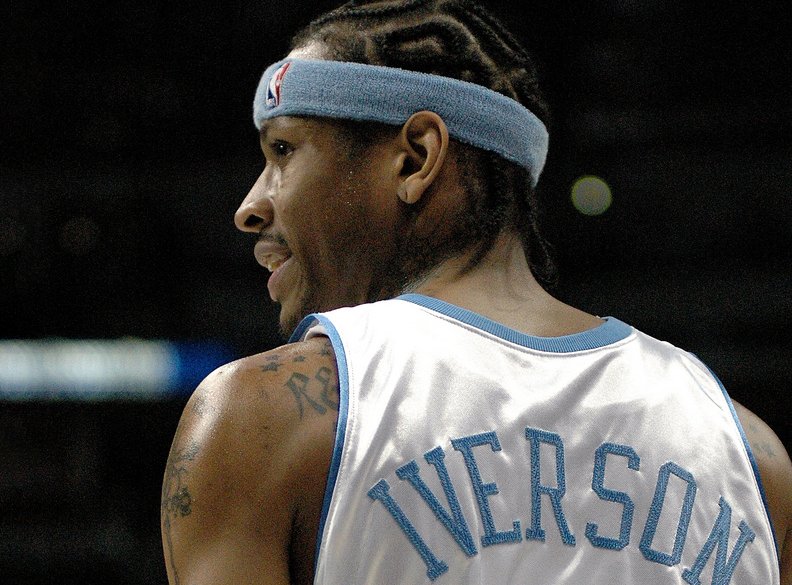 Allen Iverson from behind - Denver Nuggets