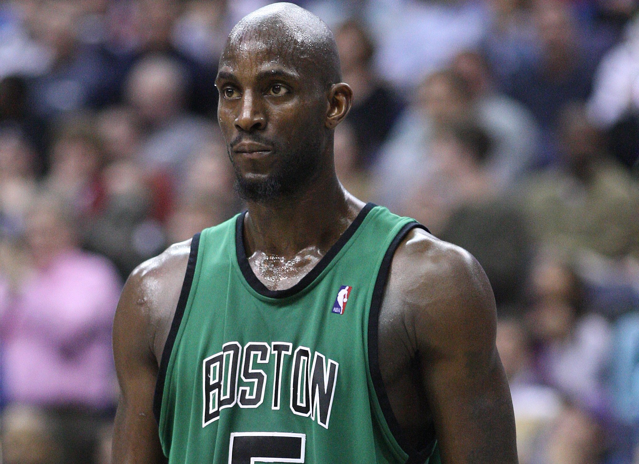 Kevin Garnett, American basketball player for the Boston Celtics (at time of photo)