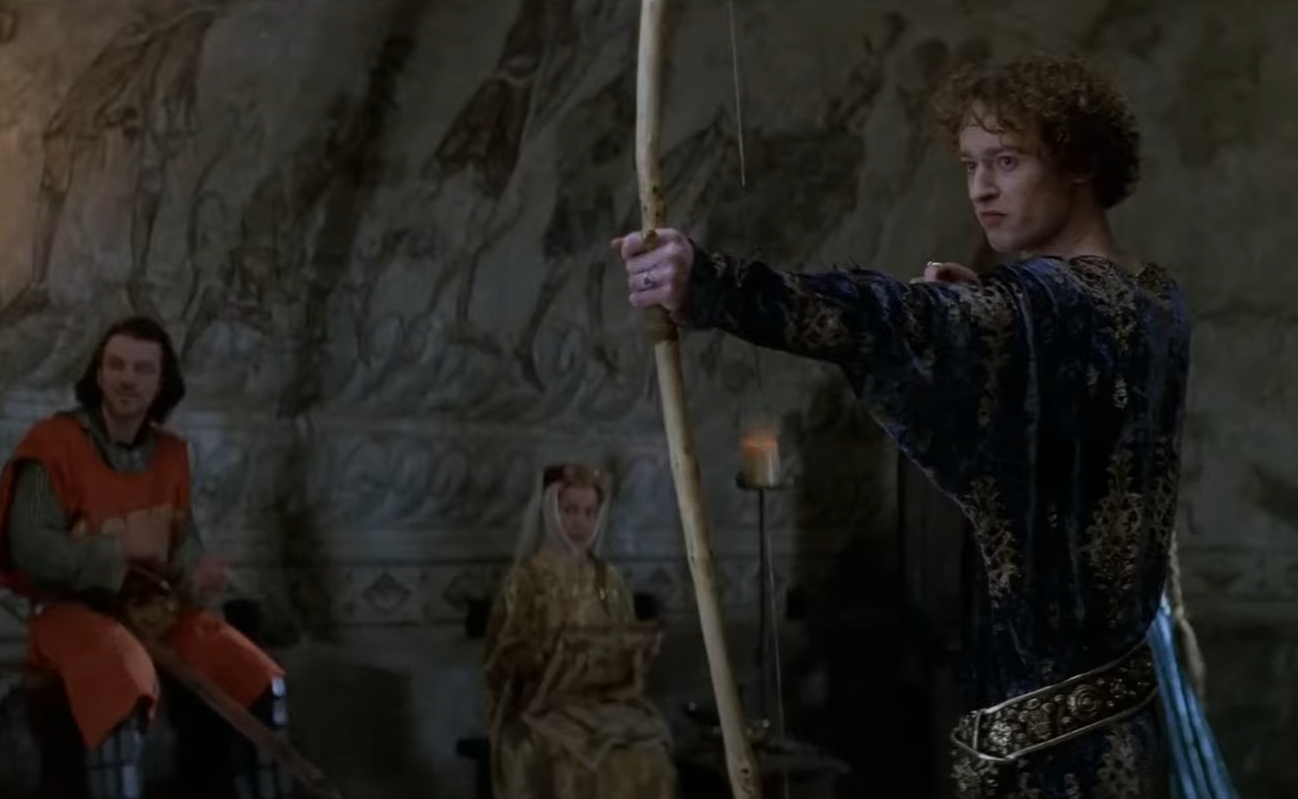 A screenshot from the movie Braveheart