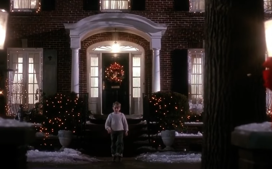 A screenshot from the movie Home Alone