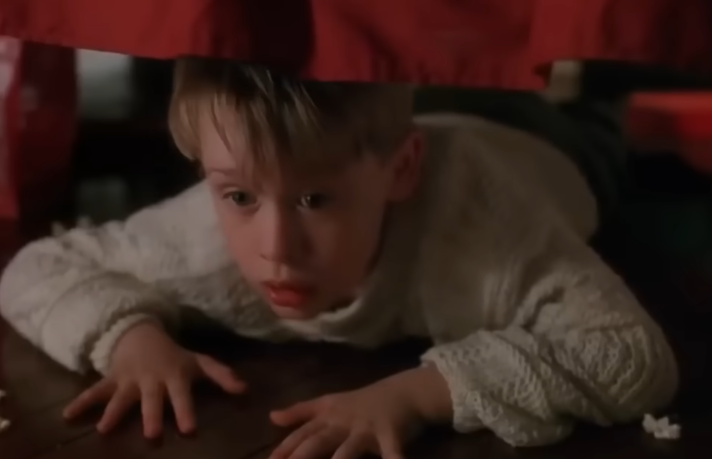 A screenshot from the movie Home Alone