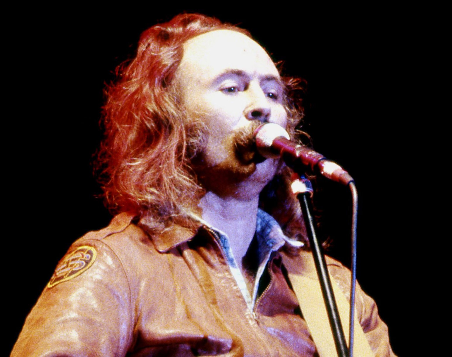 Portrait Photo of David Crosby during an open-air festival in Germany