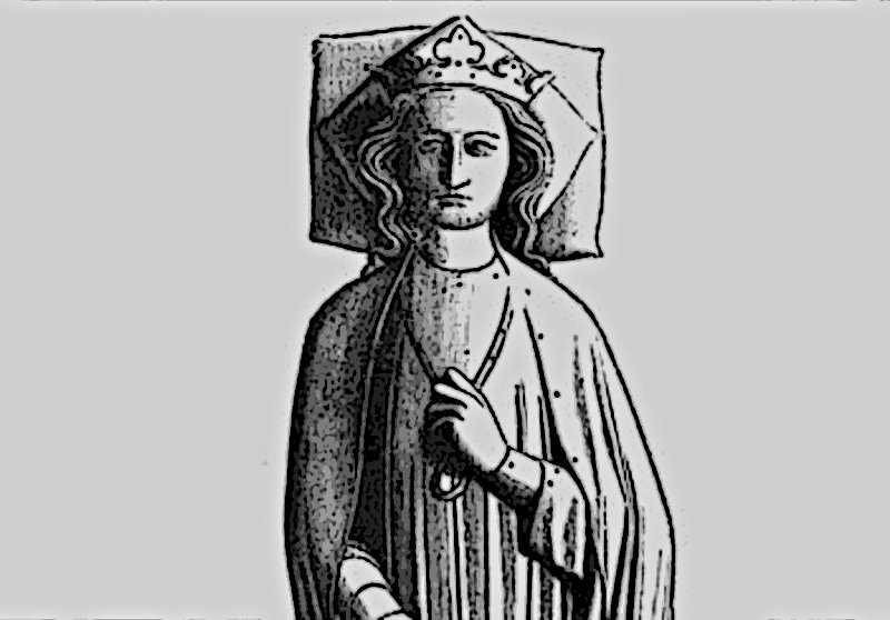 Effigy of Eleanor of Castile, queen of Edward I.