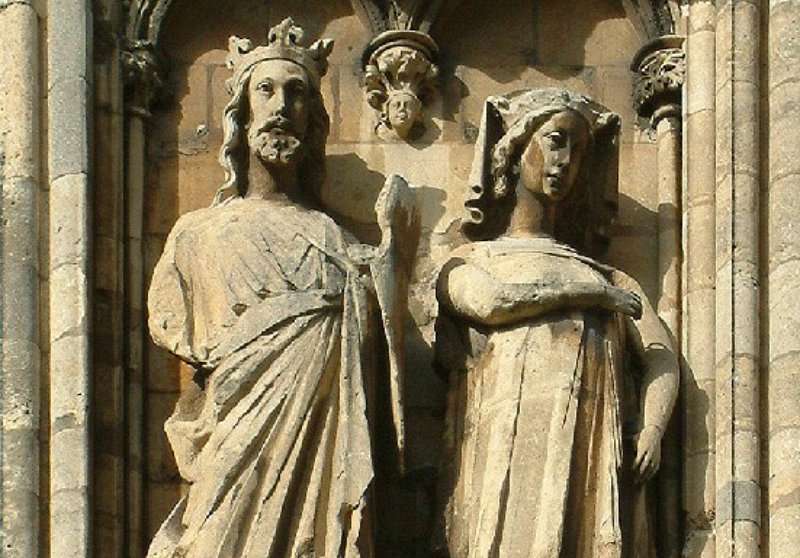 Edward I Of England And Eleanor Of Castile, Lincoln Cathedral