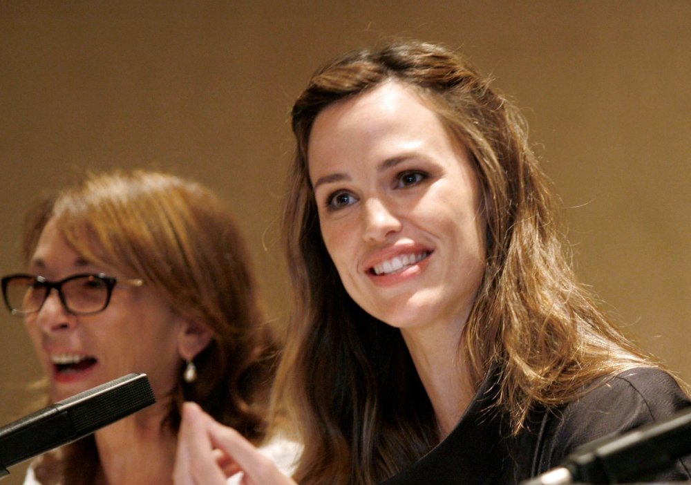 Jennifer Garner at the press conference for Toronto International Film Festival