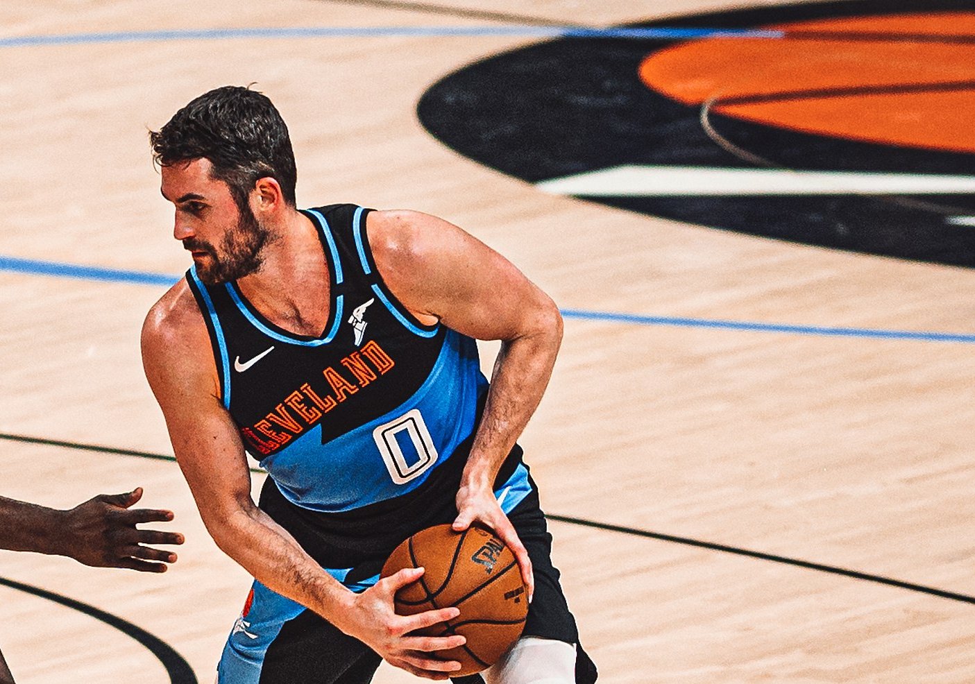 Kevin Love with the Cleveland Cavaliers