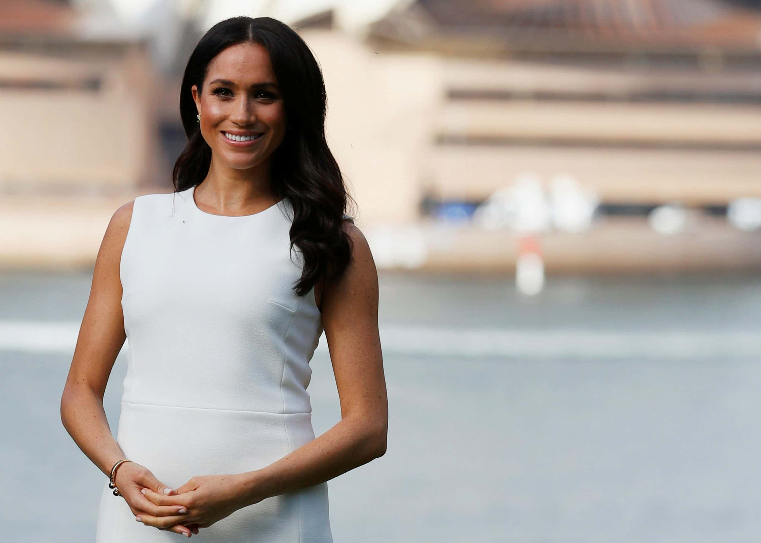 Meghan, Duchess of Sussex poses