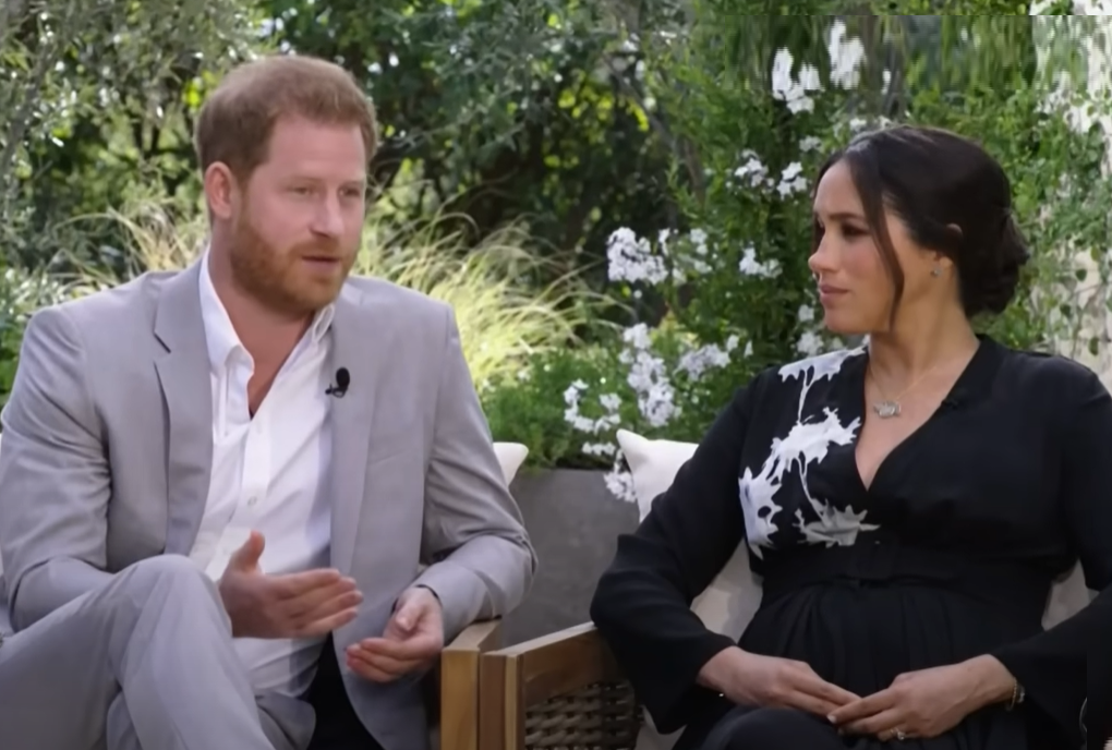 Screenshot from Oprah With Meghan And Harry - 2021