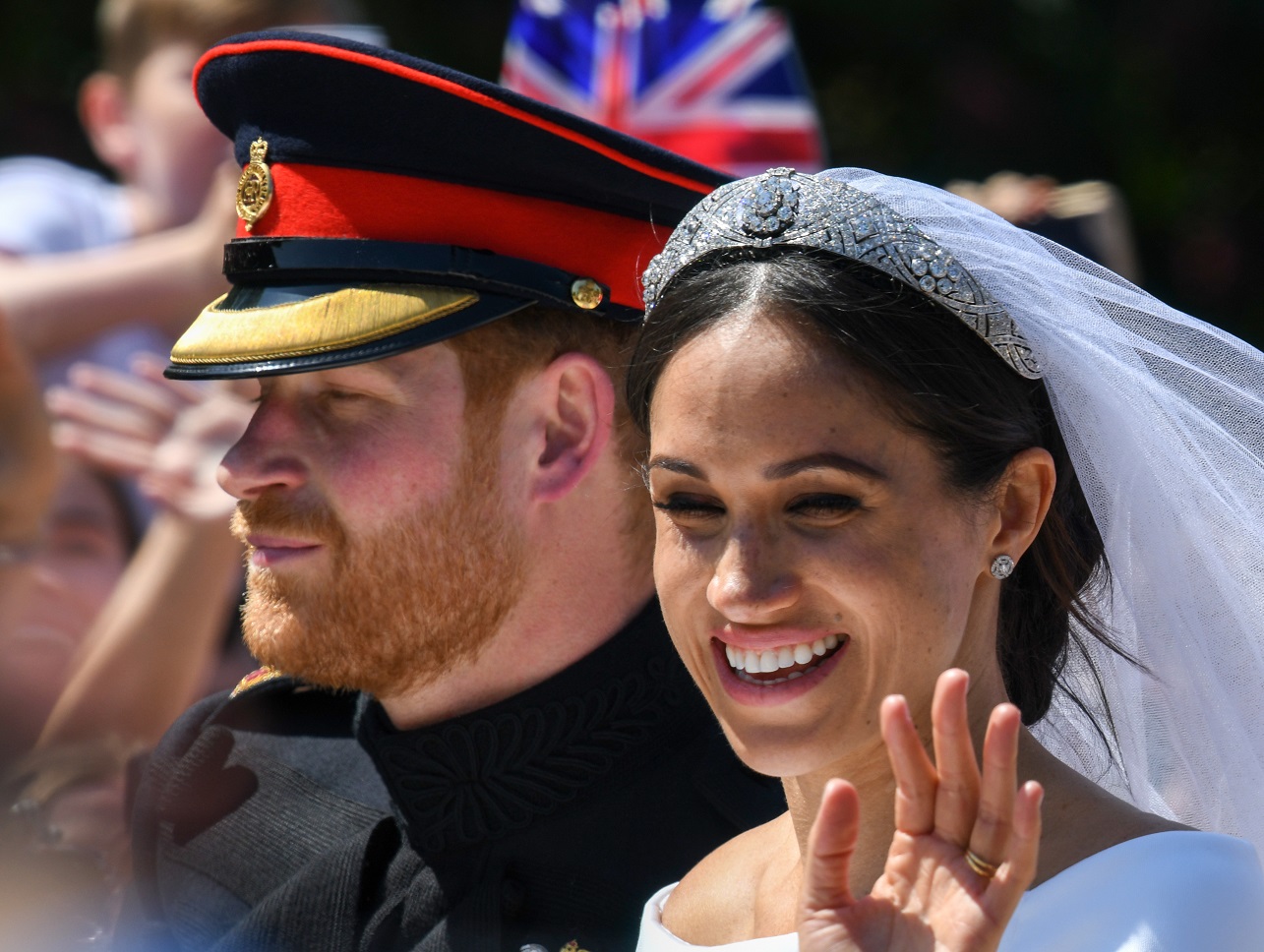 Windsor, UK. 19 May, 2018. HMH Prince Harry and Meghan Markle