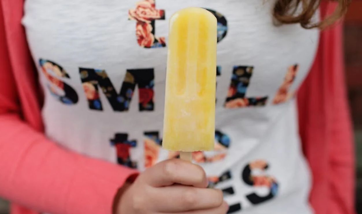 First Frozen Popsicle Treat