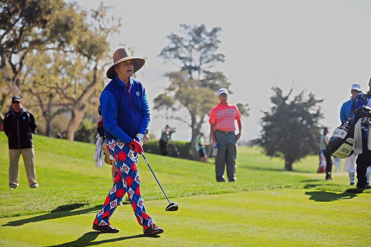Bill Murray at The 2016 AT&T Pebble Beach Pro-Am golf tournament
