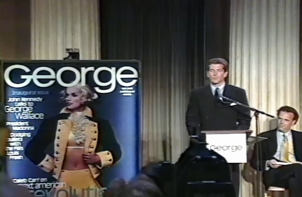 JFK Jr. with George magazine