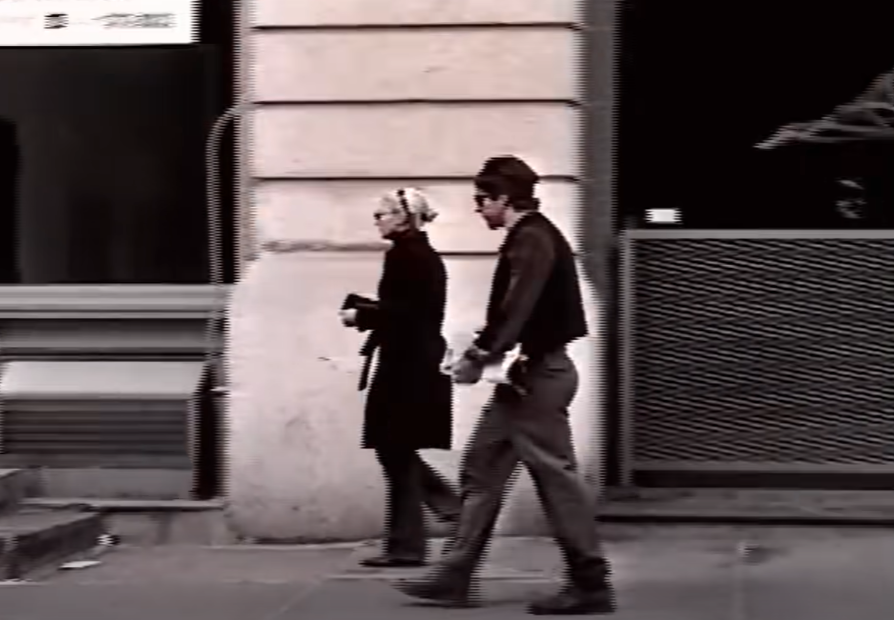 JFK Jr. & Carolyn walking together