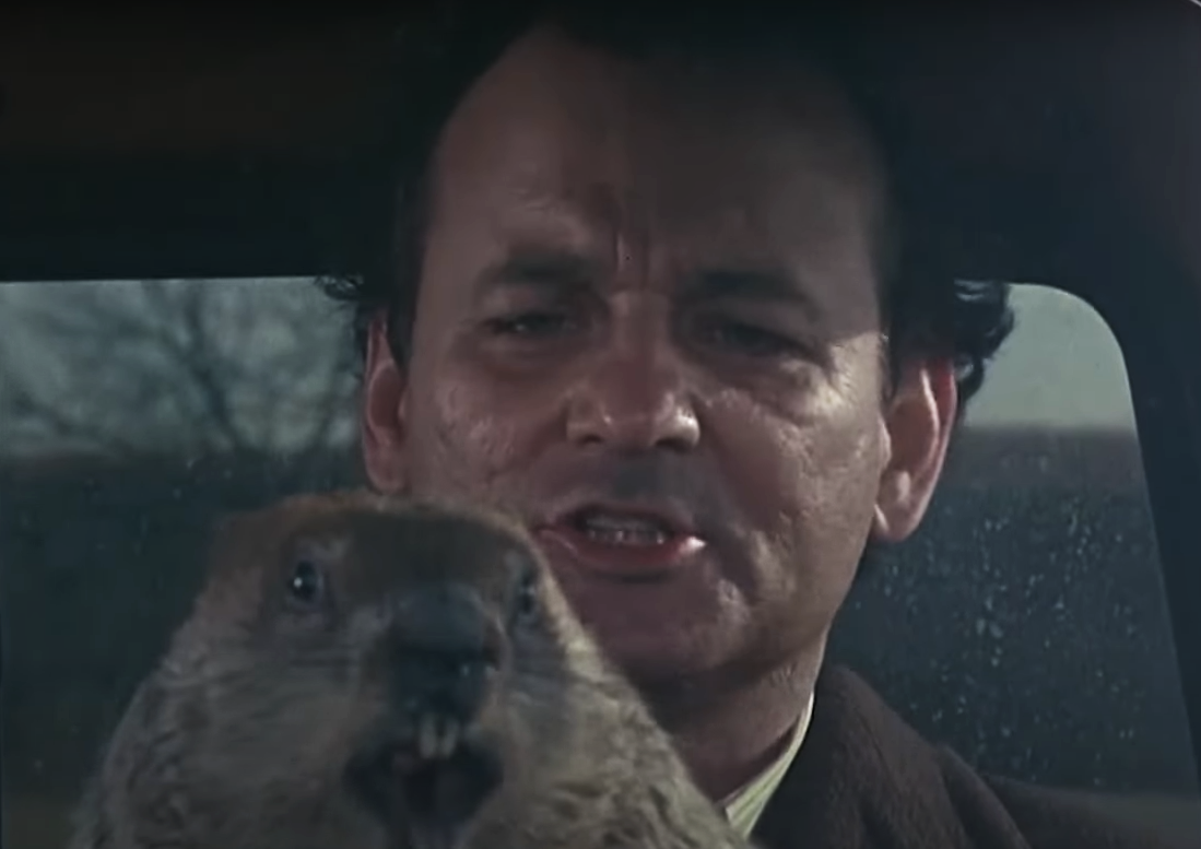 Screenshot of the movie Groundhog Day