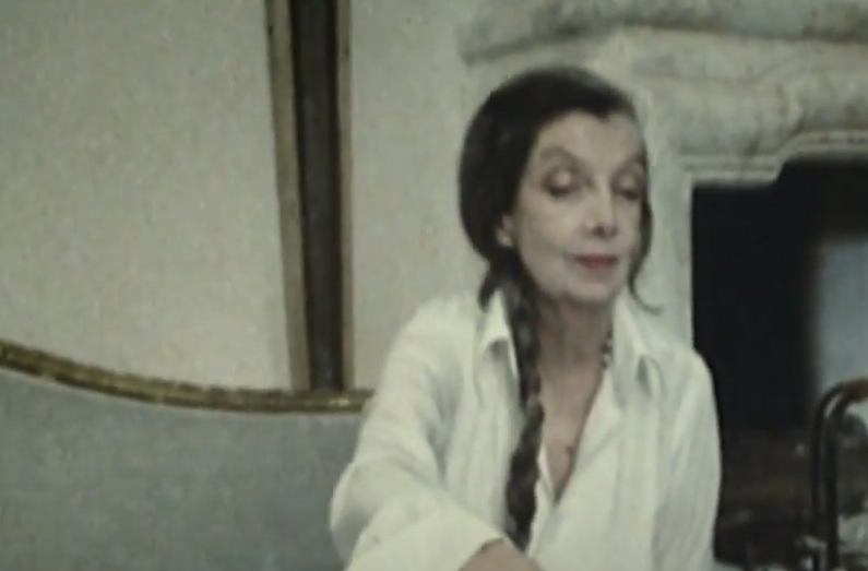 Pauline de Rothschild in white shirt