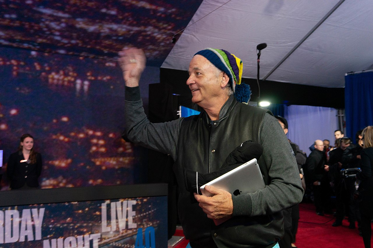 Bill Murray on Saturday Night Live 40Th Anniversary Red Carpet