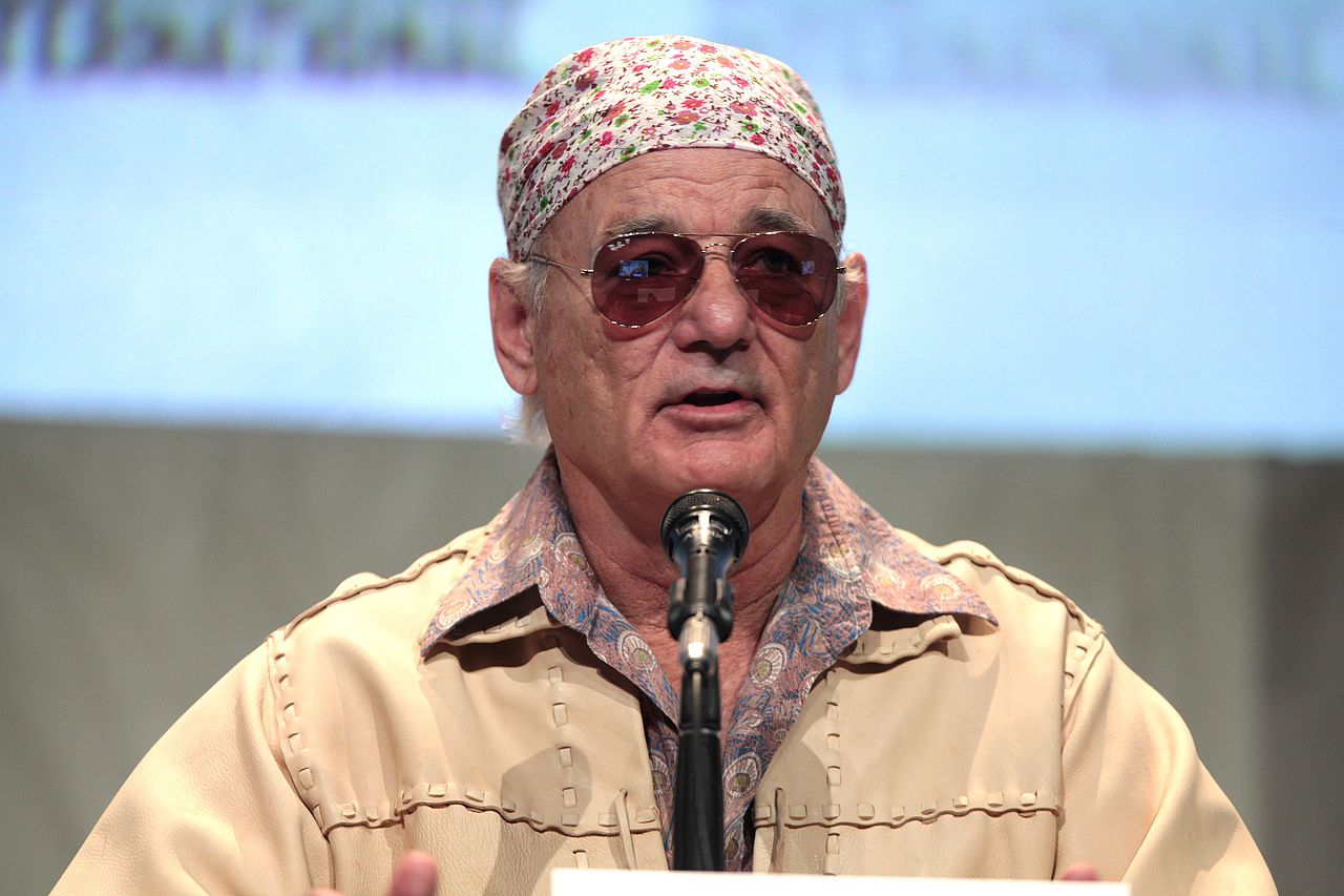 Bill Murray speaking at the 2015 San Diego Comic Con International