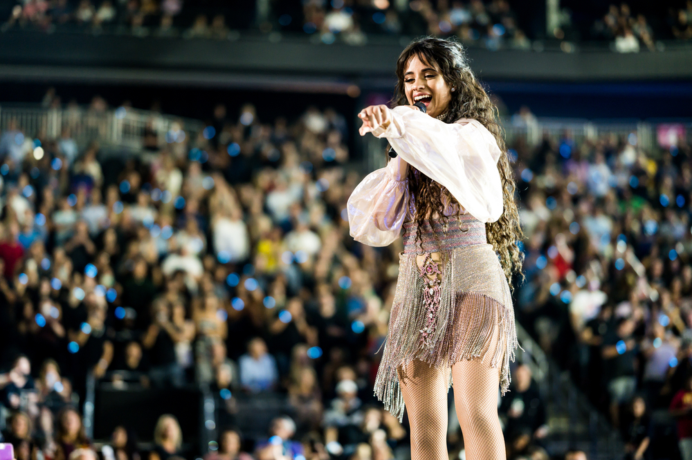 Camila Cabello performing at the 2019 iHeartRadio Music Festival
