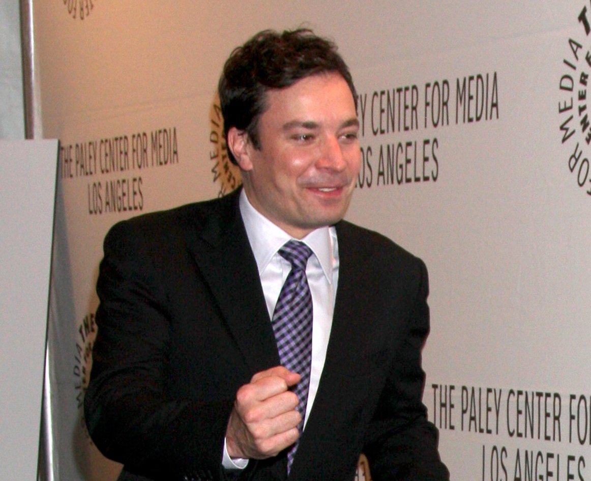 Jimmy Fallon arrives at the