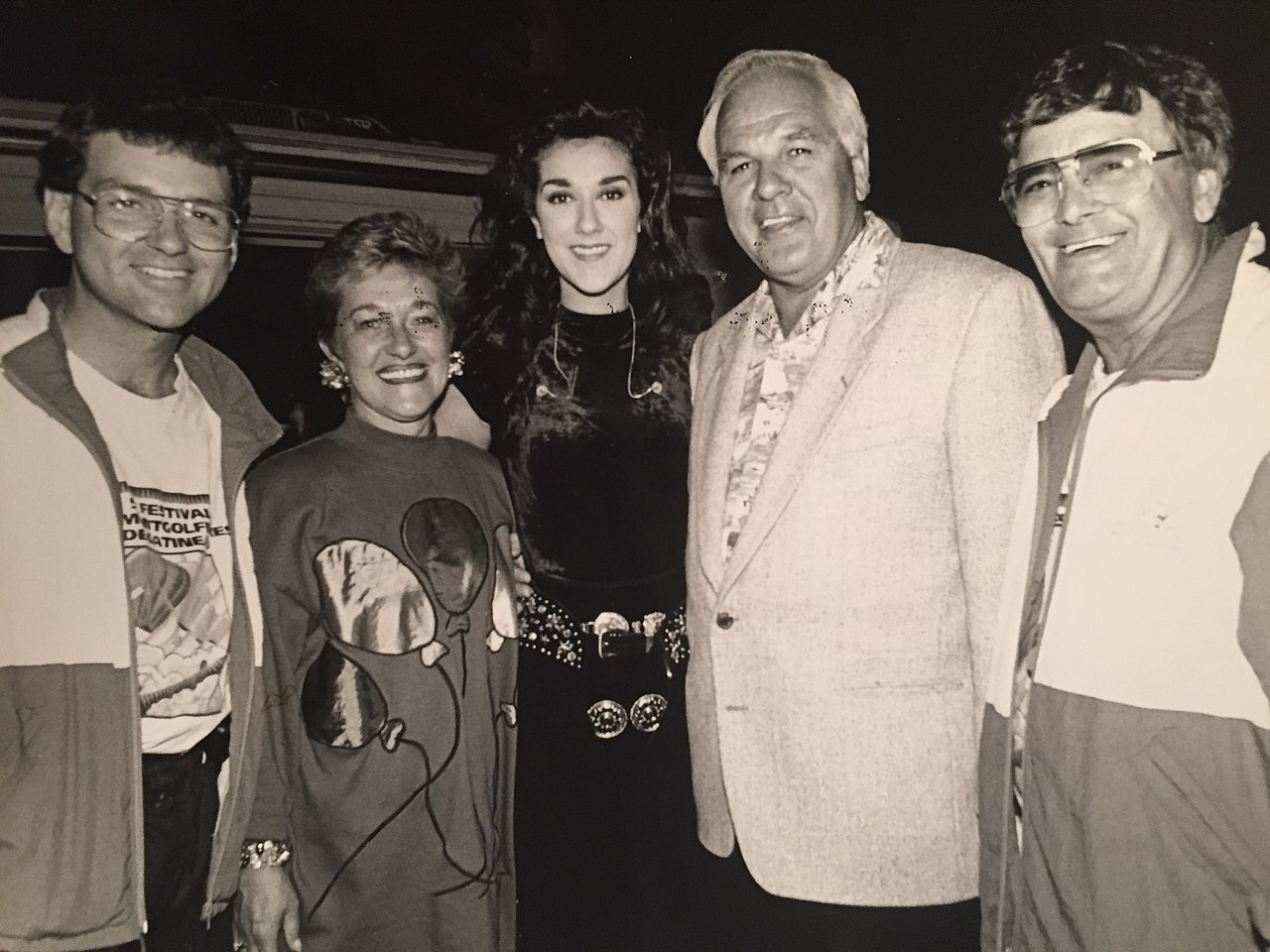 Celine Dion at the Gatineau Hot Air Balloon Festival