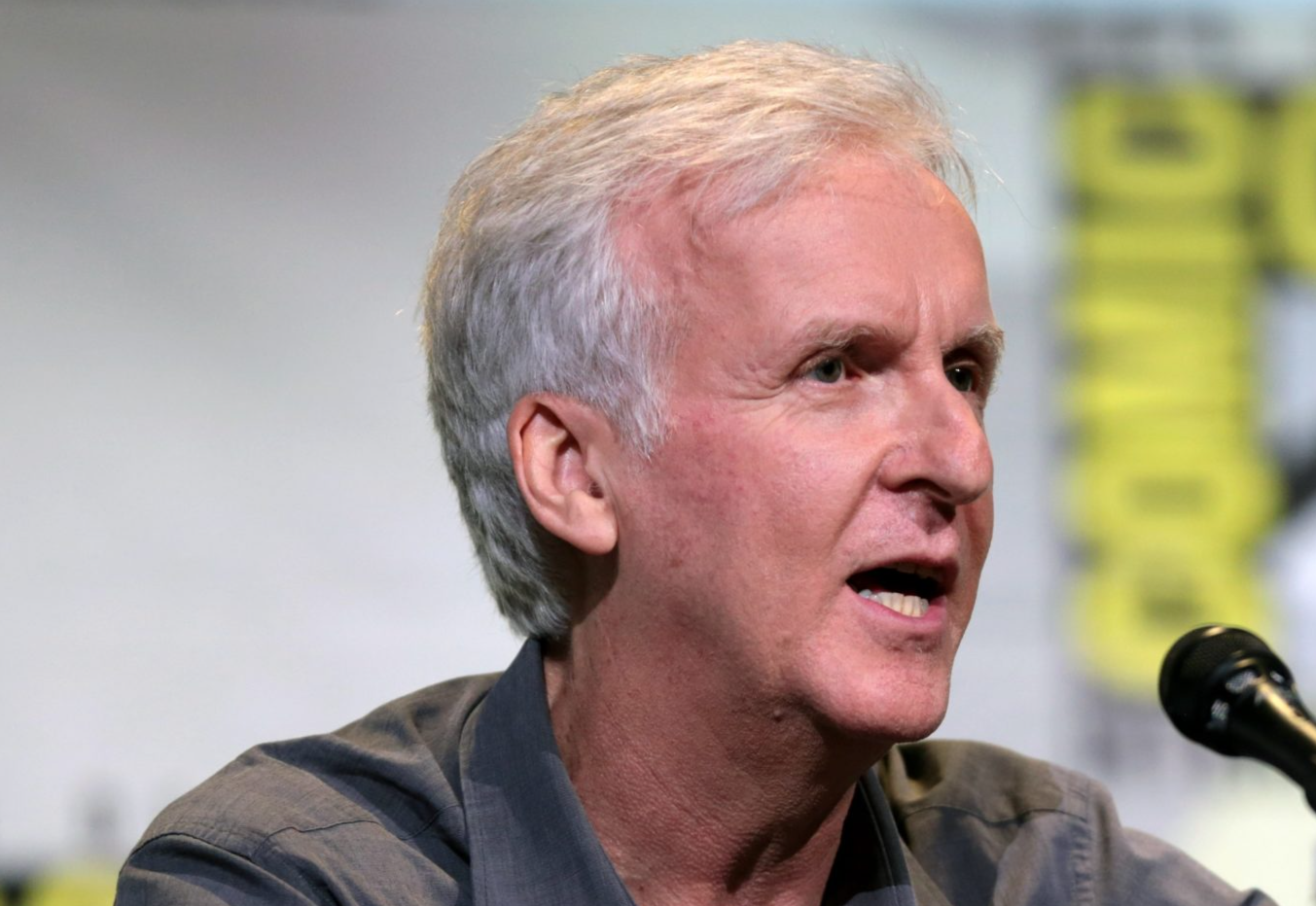 James Cameron speaking at the 2016 San Diego Comic Con