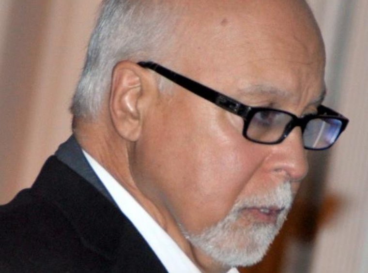 René Angelil at the recording of 