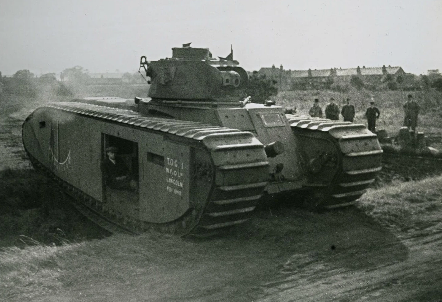 TOG1 tank on trials in Britain in October of 1940