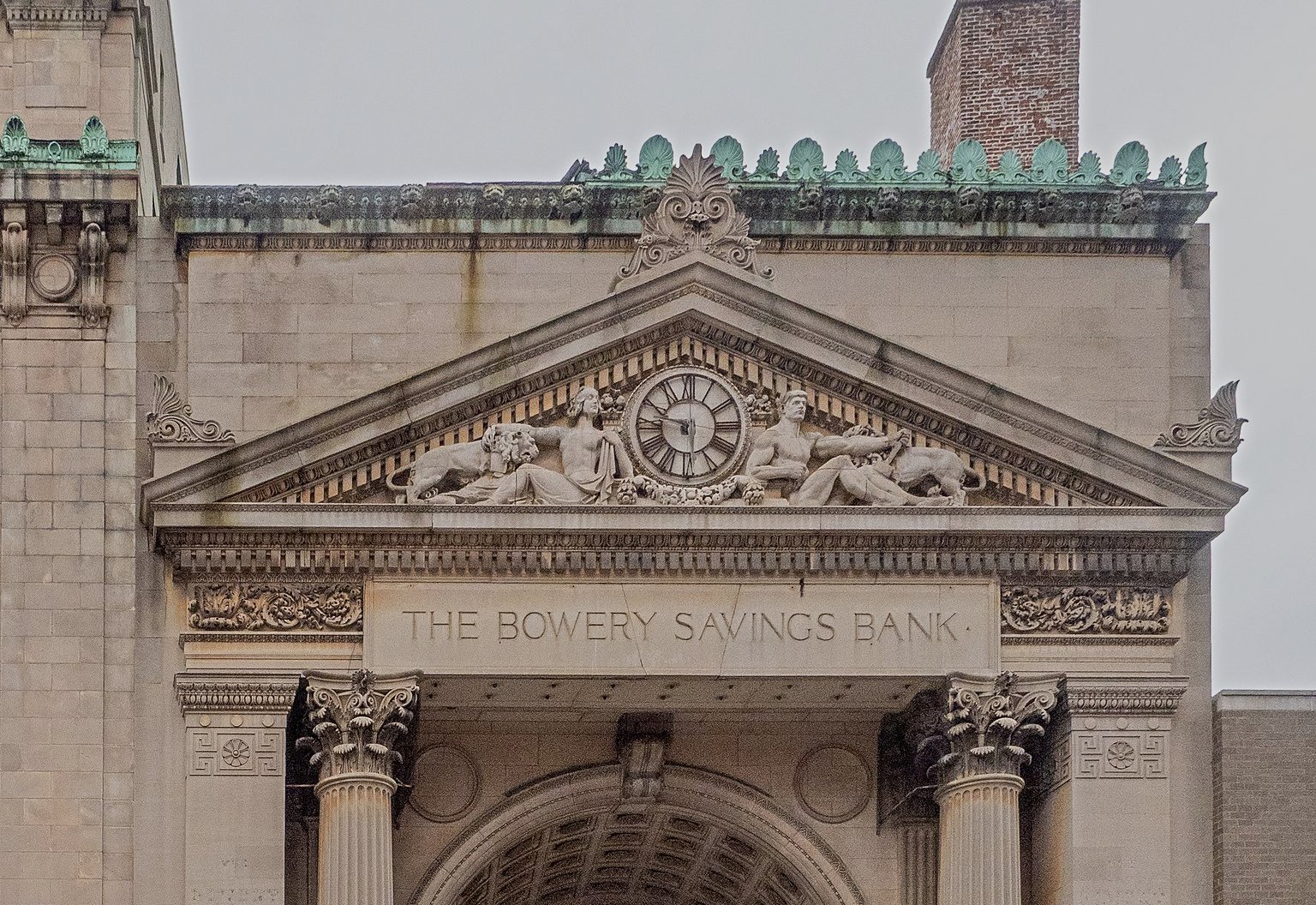 Bowery Savings Bank - Entrance