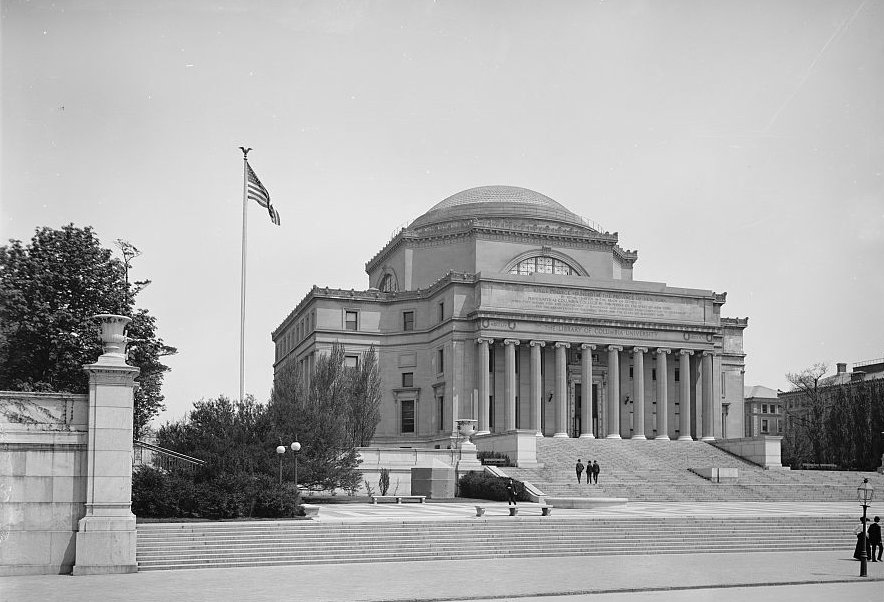 Library Building of Columbia University in New York