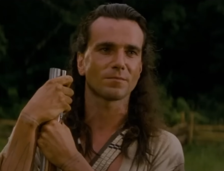 Screenshot of Daniel Day-Lewis from - The Last of the Mohicans (1992)
