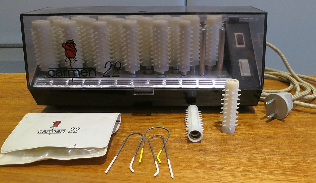 Carmen Curlers 22 - Danish heated hair roller device, Kalundborg, Denmark