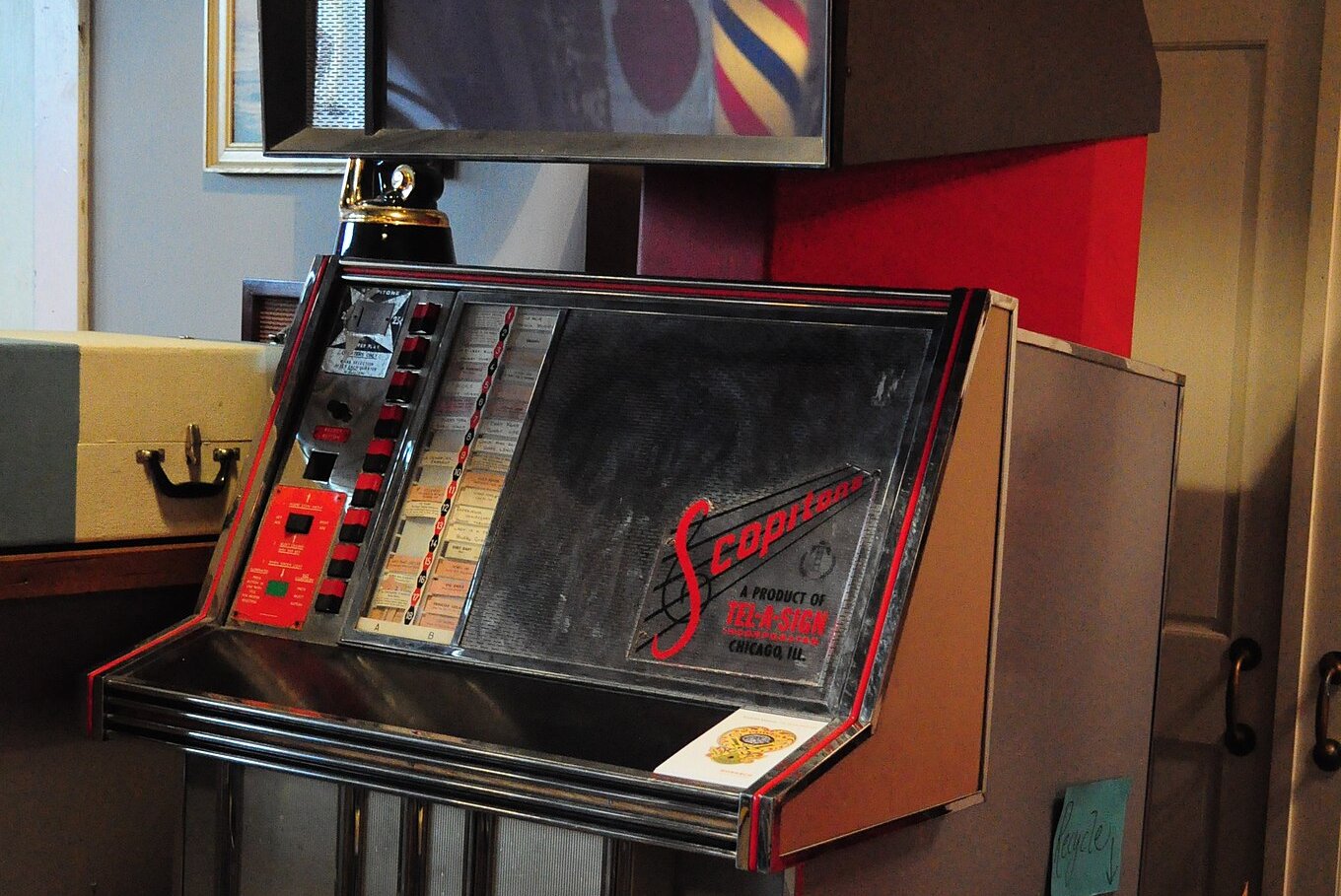 Scopitone juke box - These played 16mm music films