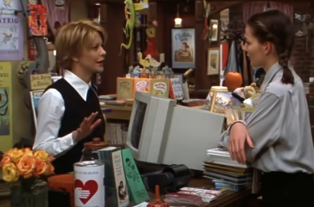 A screenshot from the movie You've Got Mail