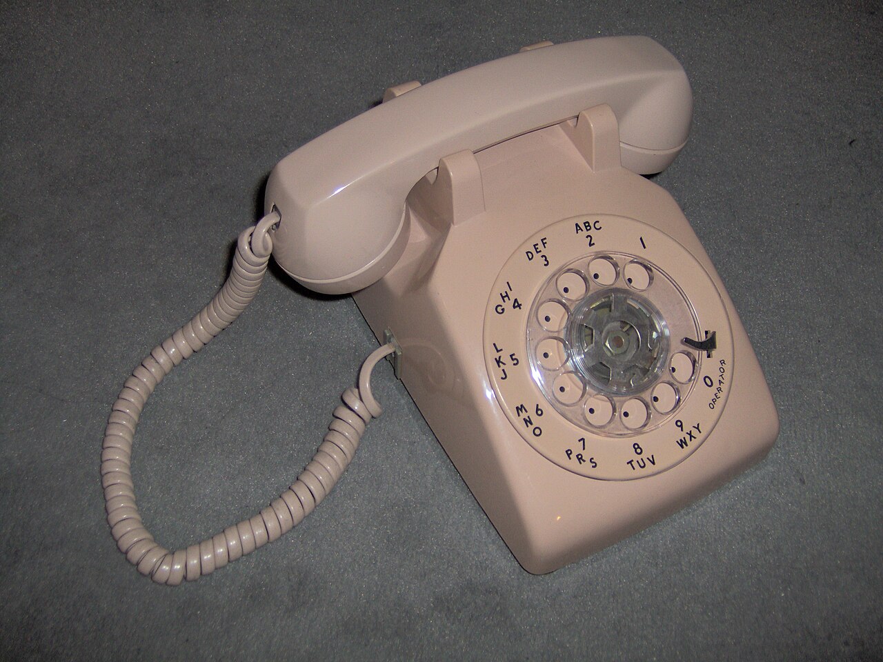 A Western Electric Model 500 dial phone