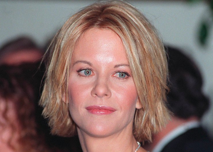 Actress MEG RYAN at the Golden Globe Awards