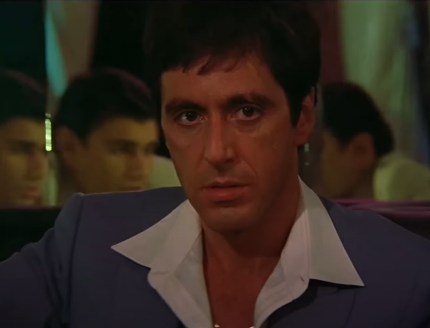 Screenshot of Al Pacino from - Scarface (1983)