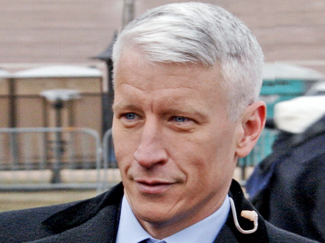 Anderson Cooper At The Obama Inaugural