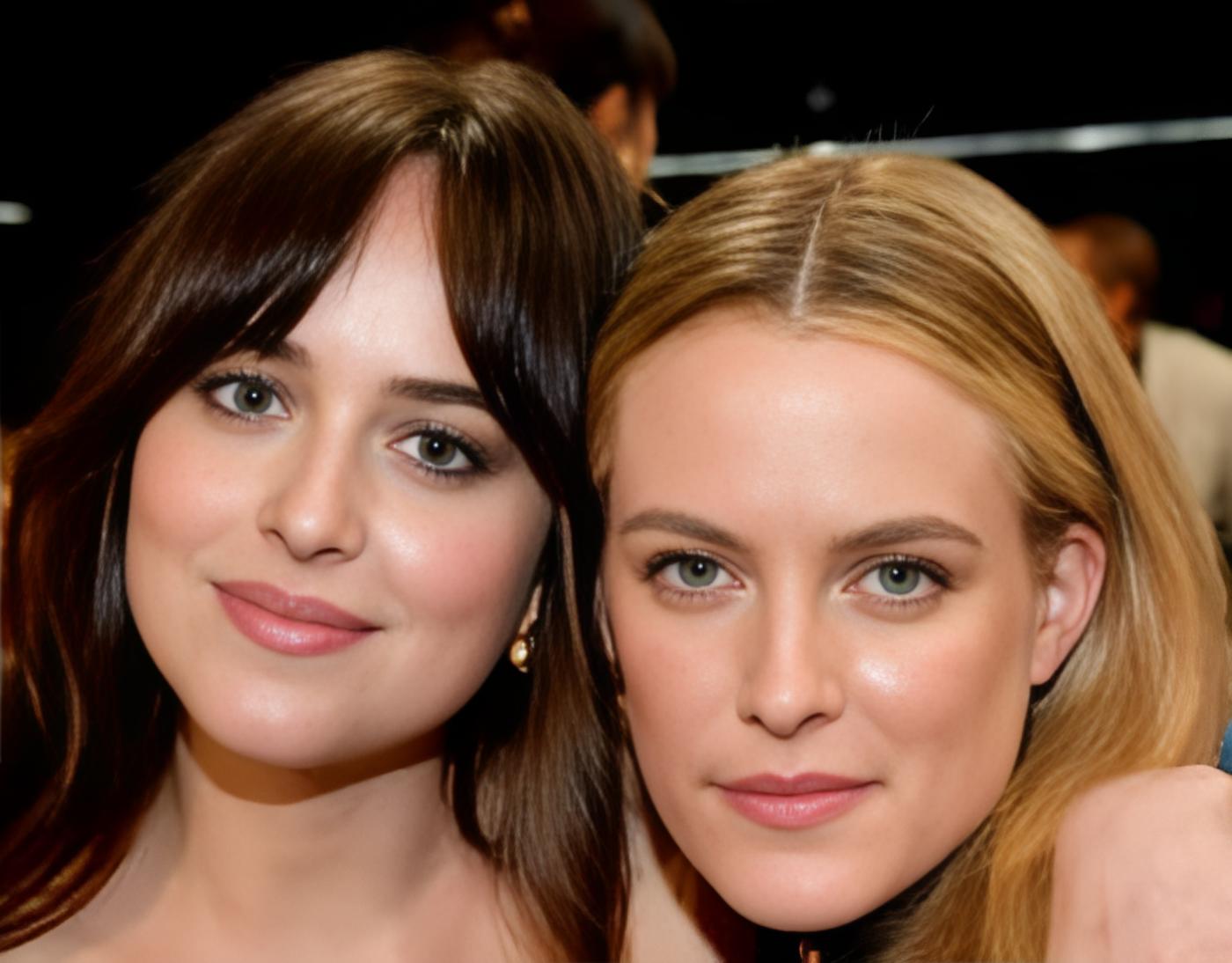 Dakota Johnson and Riley Keough at the 2019 Film Independent Spirit Awards