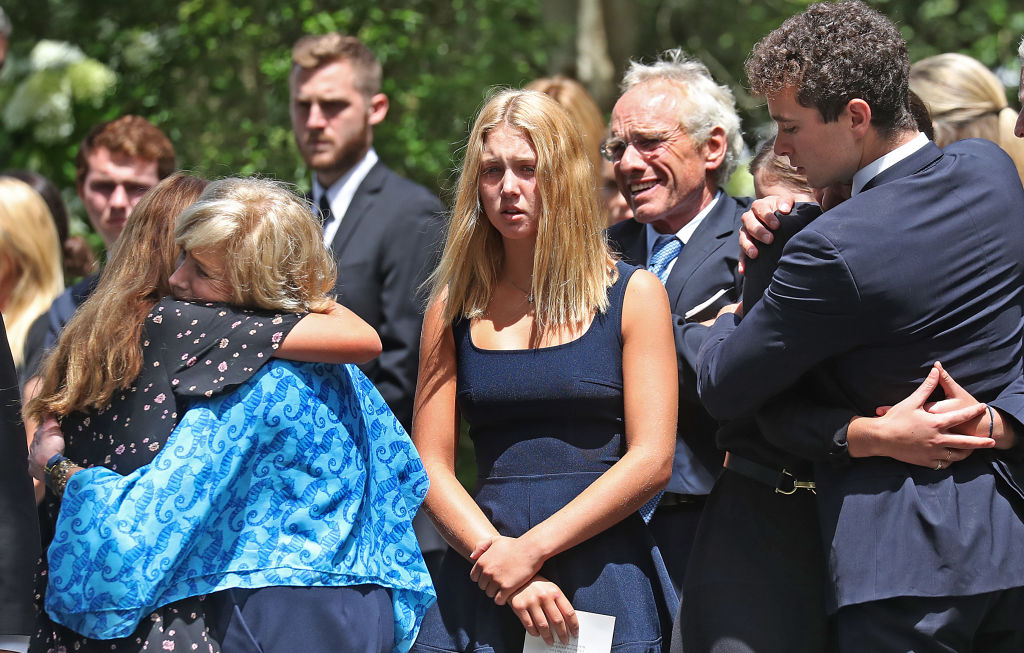 Kennedy Family Gathers For Funeral Of 22-Year-Old Saoirse Kennedy Hill On Cape Cod