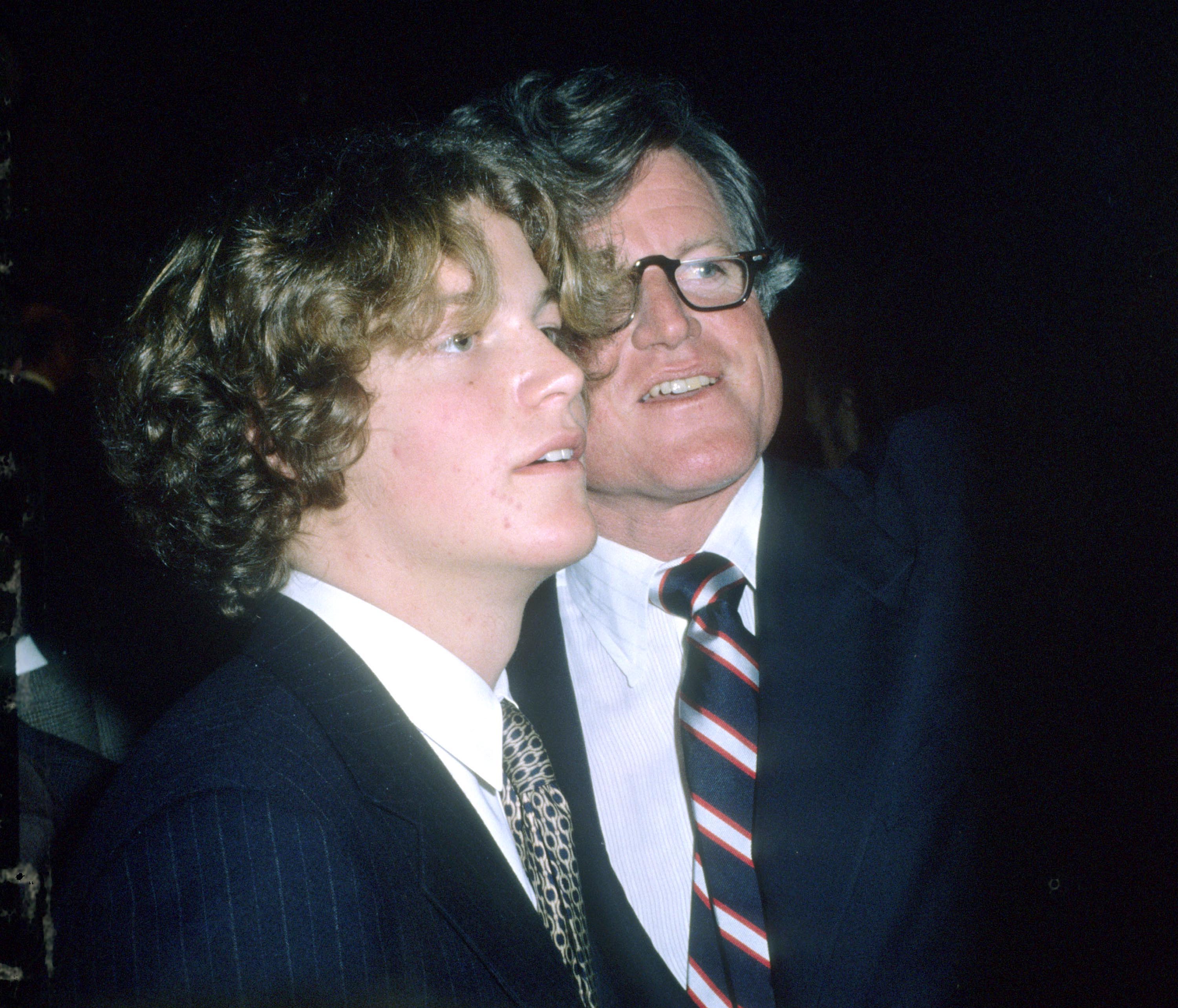 Senator Ted Kennedy and son Ted Kennedy Jr