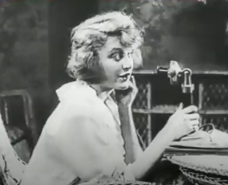 A visually captivating still taken from a pivotal moment in the film Max Wants a Divorce (1917)