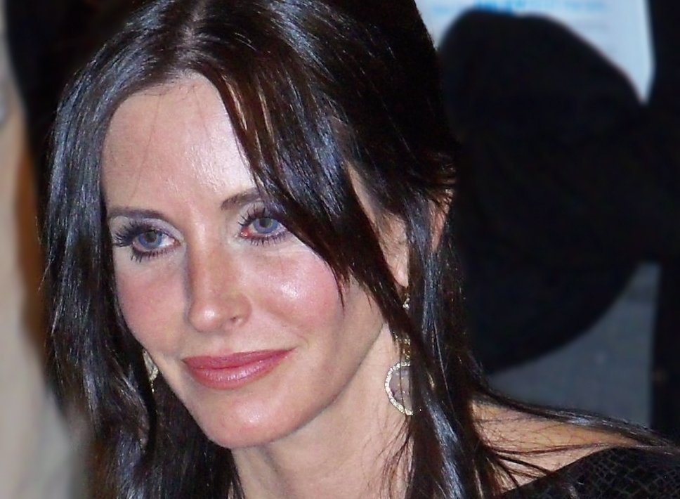 Courteney Cox at the PaleyFest panel for Cougar Town