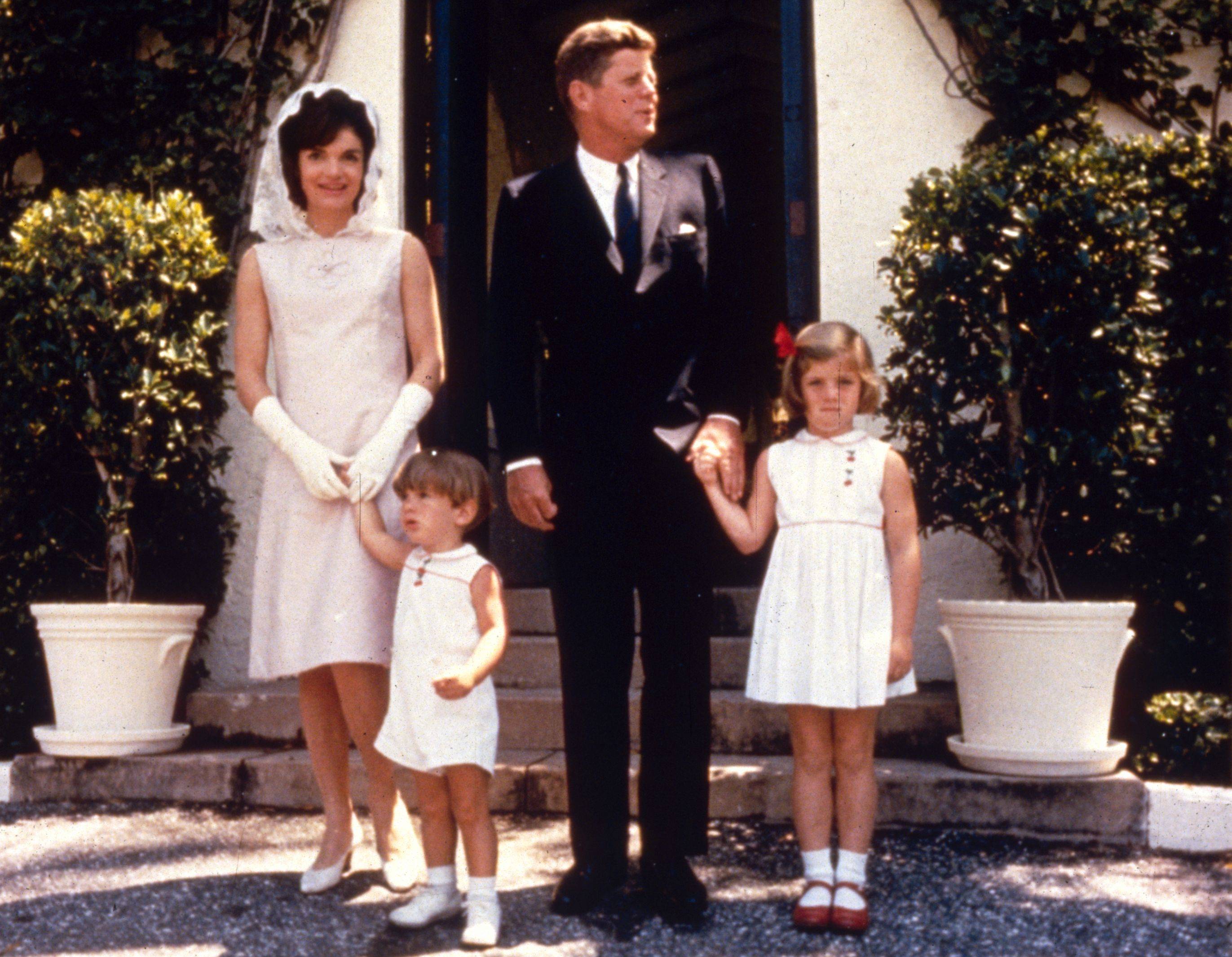 John Fitzgerald Kennedy and his family