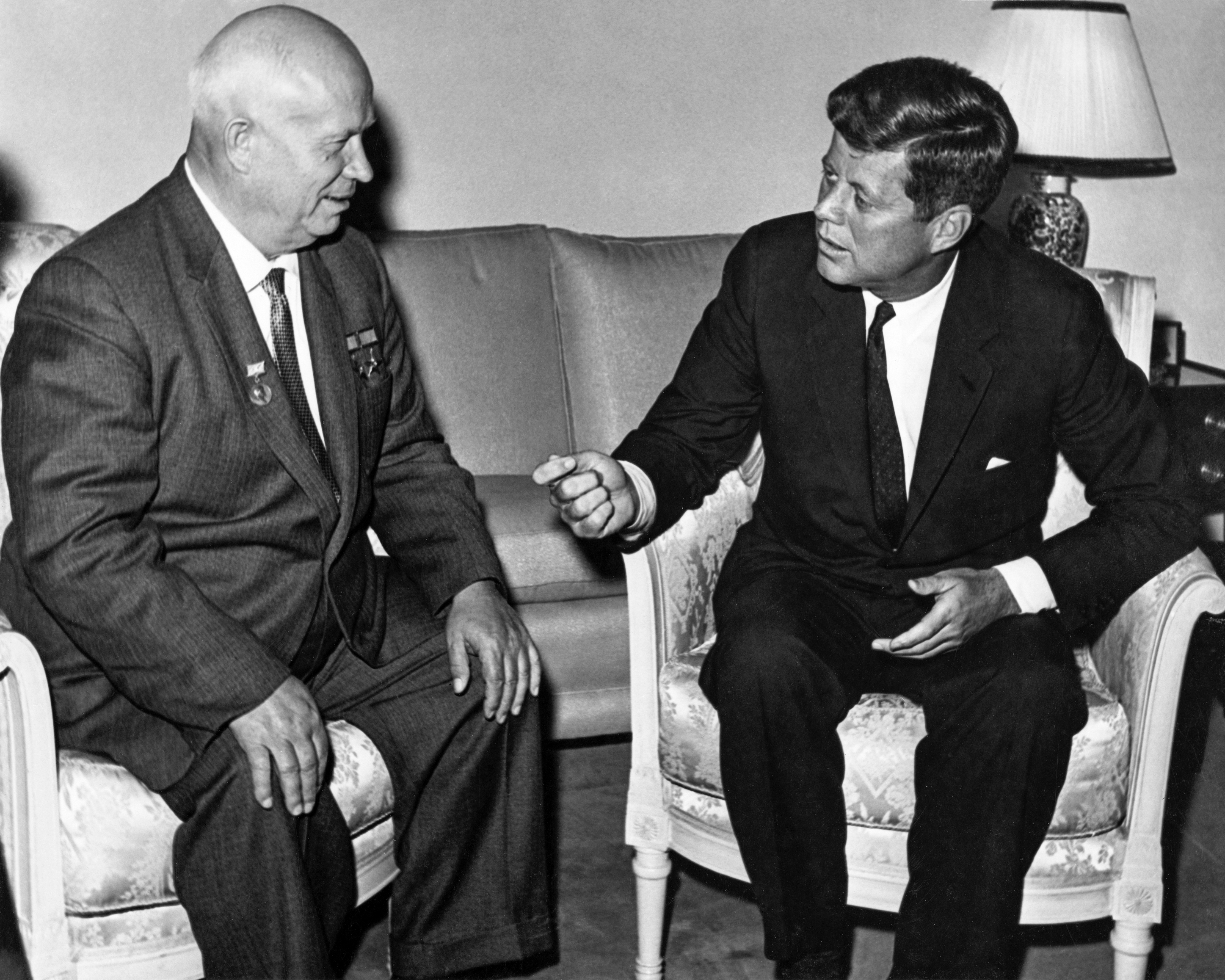 John Kennedy, Nikita Khrushchev 1961