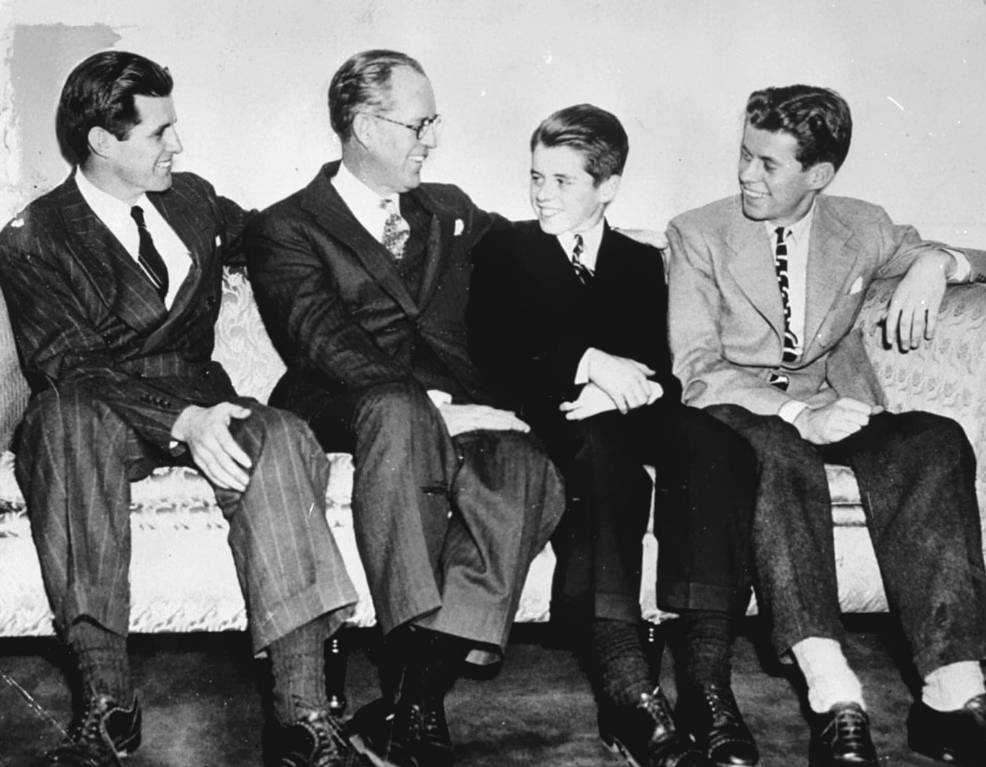 Ambassador Joseph Kennedy Sr. and his sons