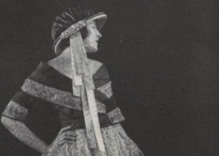 Photo of American silent era actress Martha Mansfield