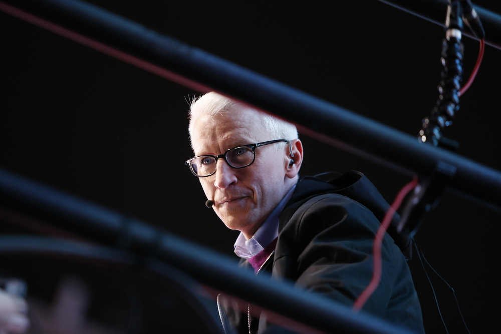 Anderson Cooper broadcasting live - 2015