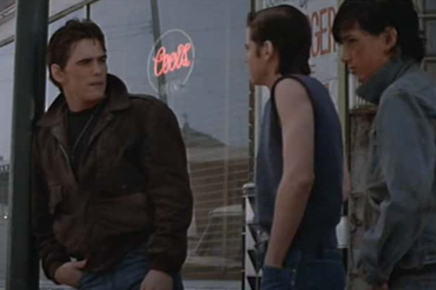A screenshot of the movie The Outsiders