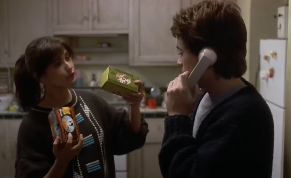 A screenshot of the movie About Last Night