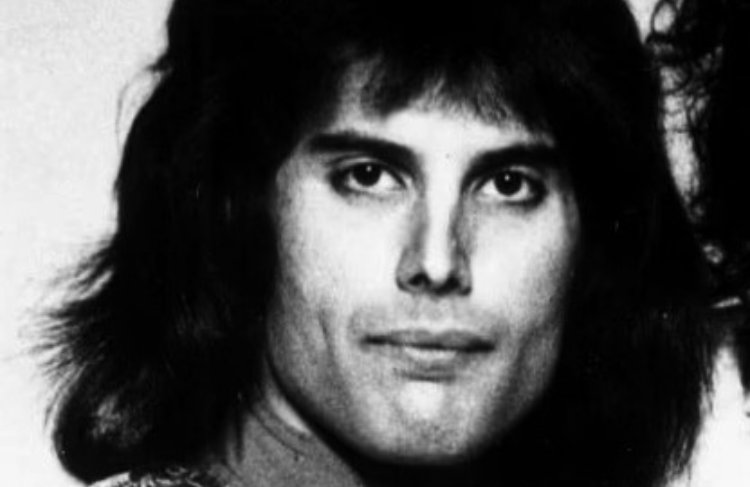 Freddie Mercury, in a 1975 promotional photo